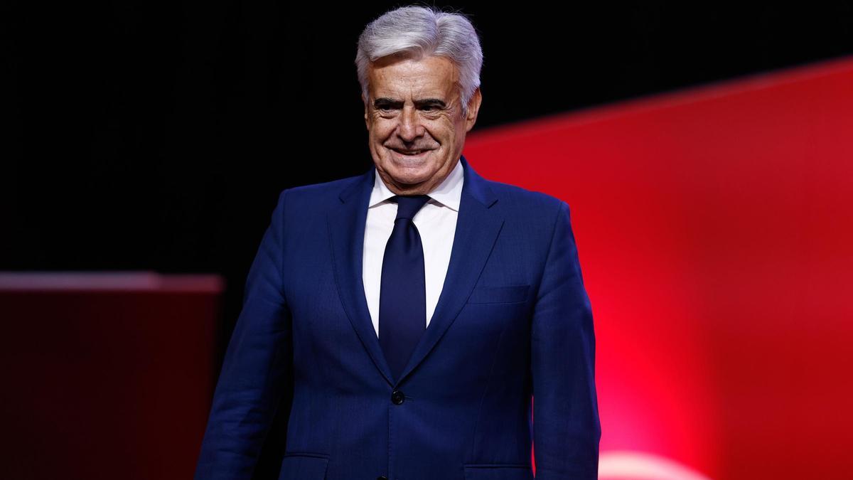 Pedro Rocha, presidente de la Federación Española de Fútbol.