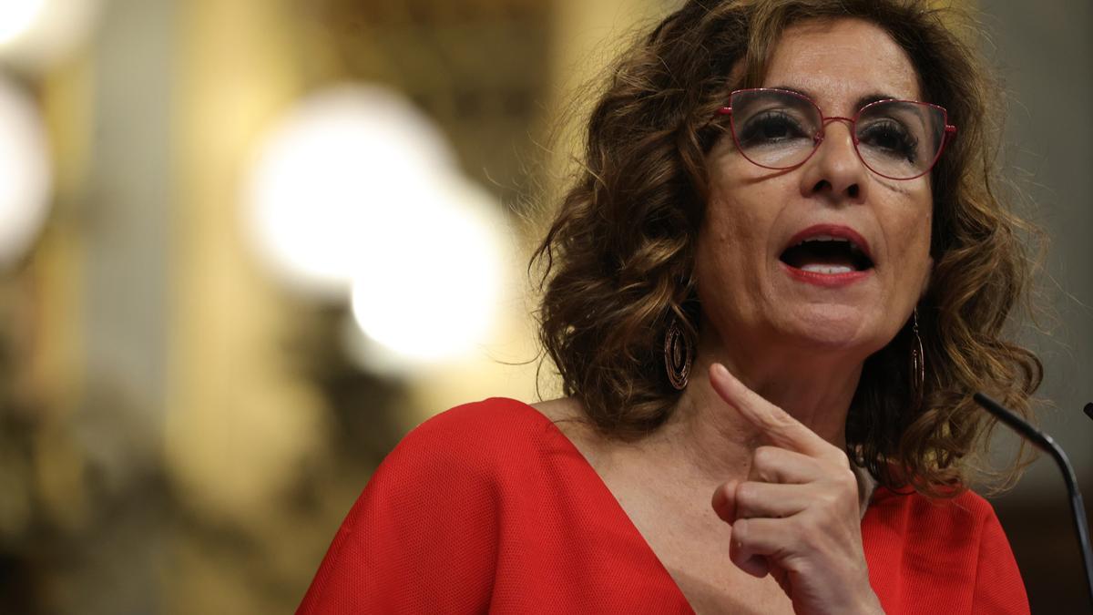 La vicepresidenta primera y ministra de Hacienda, María Jesús Montero.