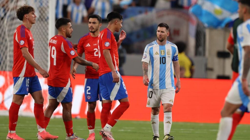 Un lance del Argentina - Chile.