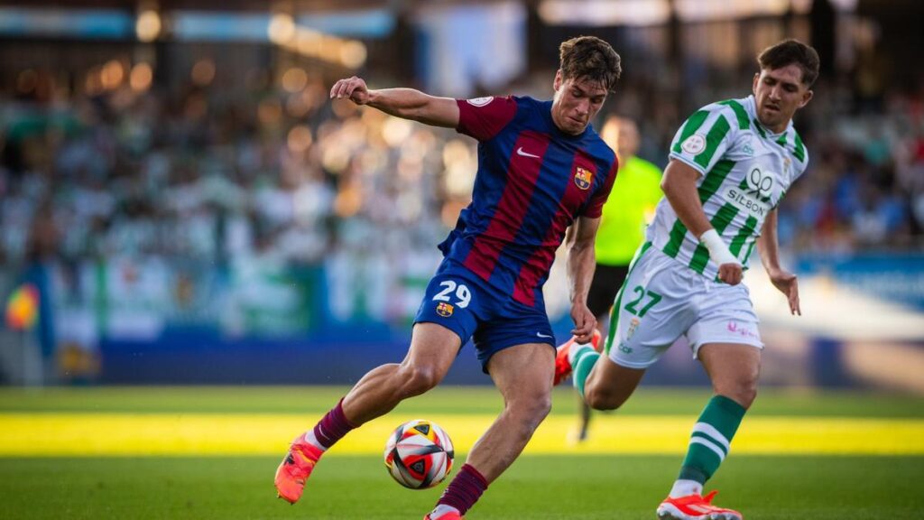 Marc Guigu durante el partido ante el Córdoba