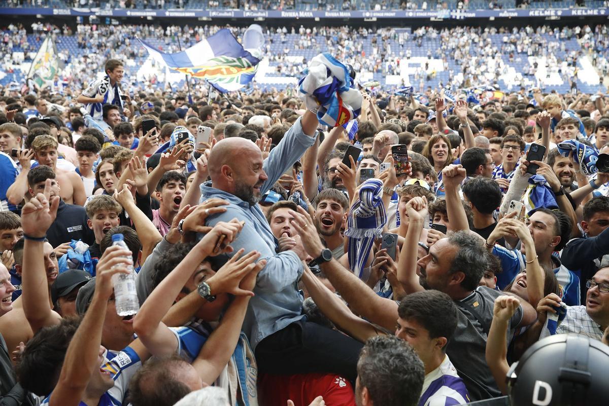Un Espanyol mágico vuelve a Primera y desata el éxtasis en los pericos