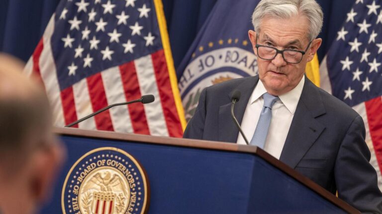 El presidente de la Reserva Federal, Jerome Powell.