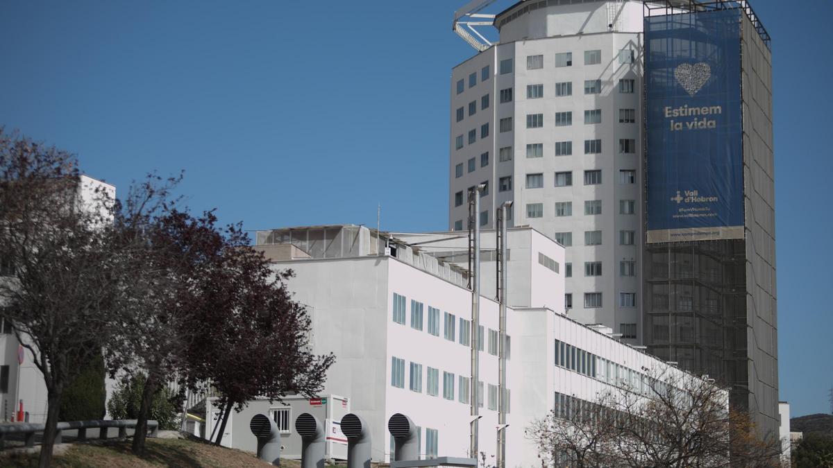 Fachada del Hospital Vall d'Hebron de Barcelona.