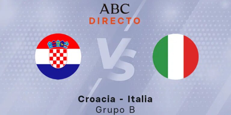 Italia en directo hoy: partido del Grupo B
