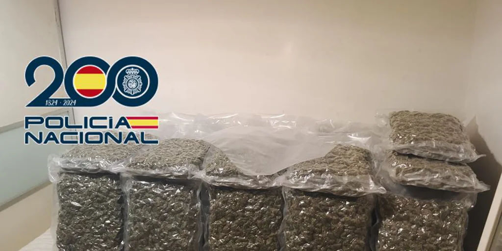 Cae en Granada una banda de albaneses a la que decomisan 518 kilos de marihuana y 700.000 euros