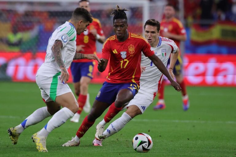 Crónica del España-Italia de la Eurocopa: Nico Williams exhibe a España