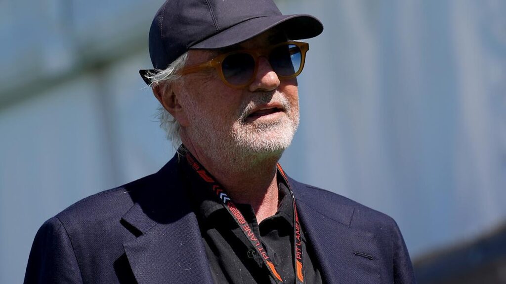 Flavio Briatore, nuevo asesor ejecutivo de Alpine, este viernes en Montmeló.