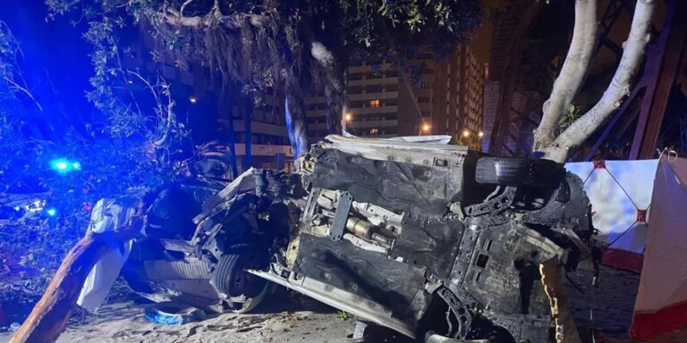 Detienen al conductor del coche accidentado donde han muerto dos jóvenes de 18 y 23 años en Almería