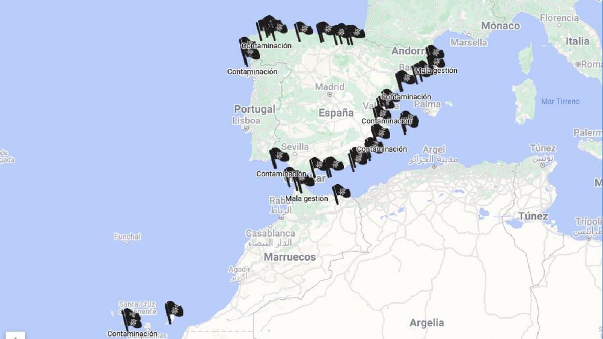 Estas son las banderas negras 2024