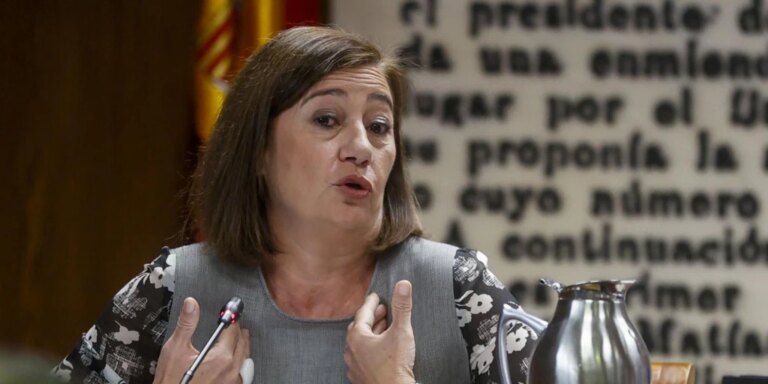Armengol usa su presencia en el Senado para movilizar el 9-J contra «la forma de hacer política» del PP