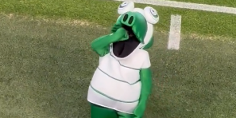 La afición de la Ponferradina se encara con la mascota del Córdoba CF: «Te vas a quedar sin trabajo, tonto»