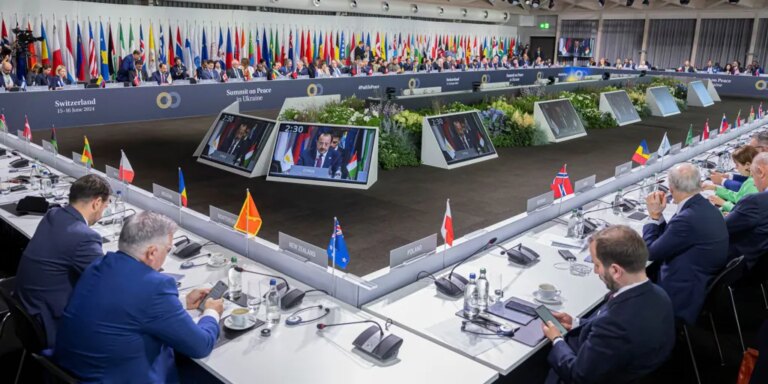 La cumbre de paz celebrada en Suiza reclama el respeto de la «integridad territorial» de Ucrania