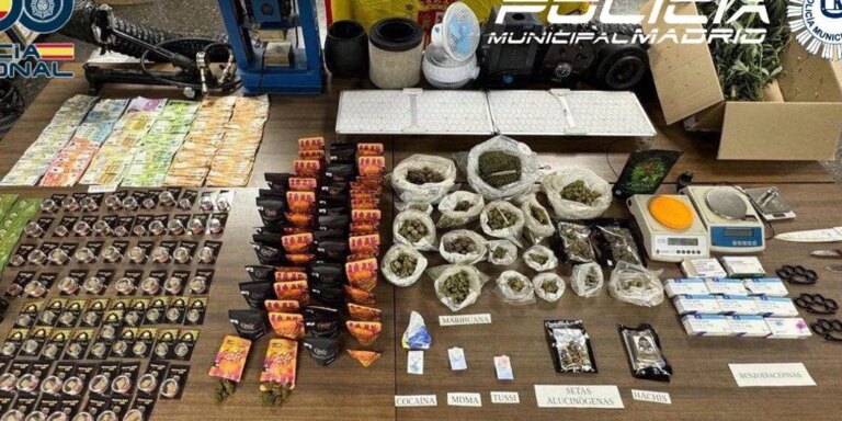 Desmantelados tres narcopisos en Ciudad Lineal con cinco detenidos