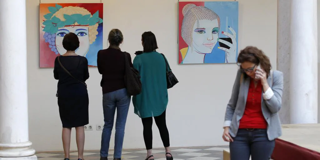 Una muestra de Julio Romero de Torres, en el Patio Barroco de la Diputación en otoño