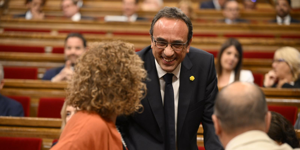 Rull, elegido presidente del Parlament con los votos de Junts, ERC y la CUP