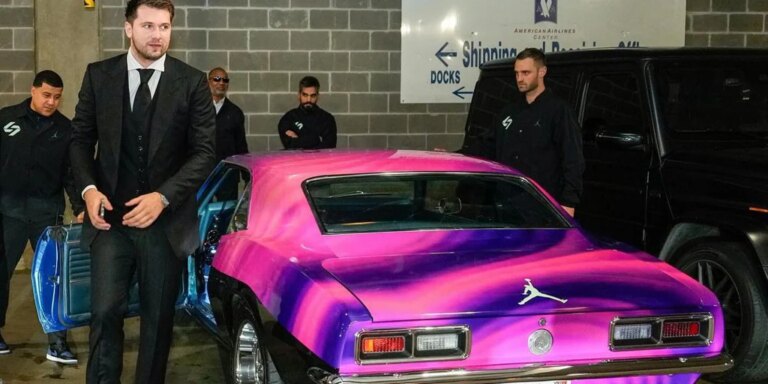 El espectacular Camaro personalizado de Luka Doncic a juego con sus zapatillas Jordan
