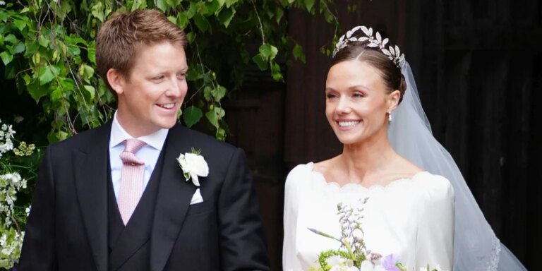 El multitudinario 'sí, quiero' de Hugh Grosvenor, duque de Westminster, y Olivia Henson