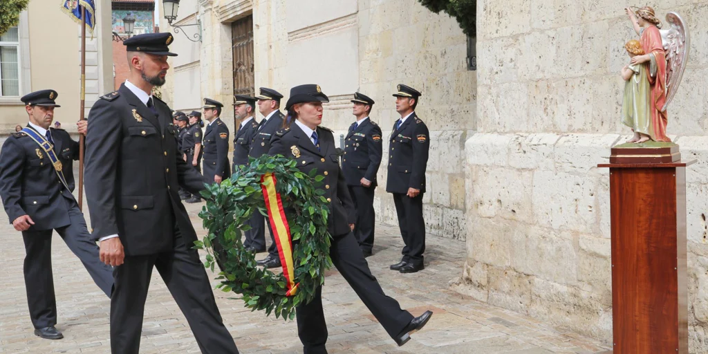 La Policía Nacional de Palencia honra la memoria de los agentes víctimas de terrorismo