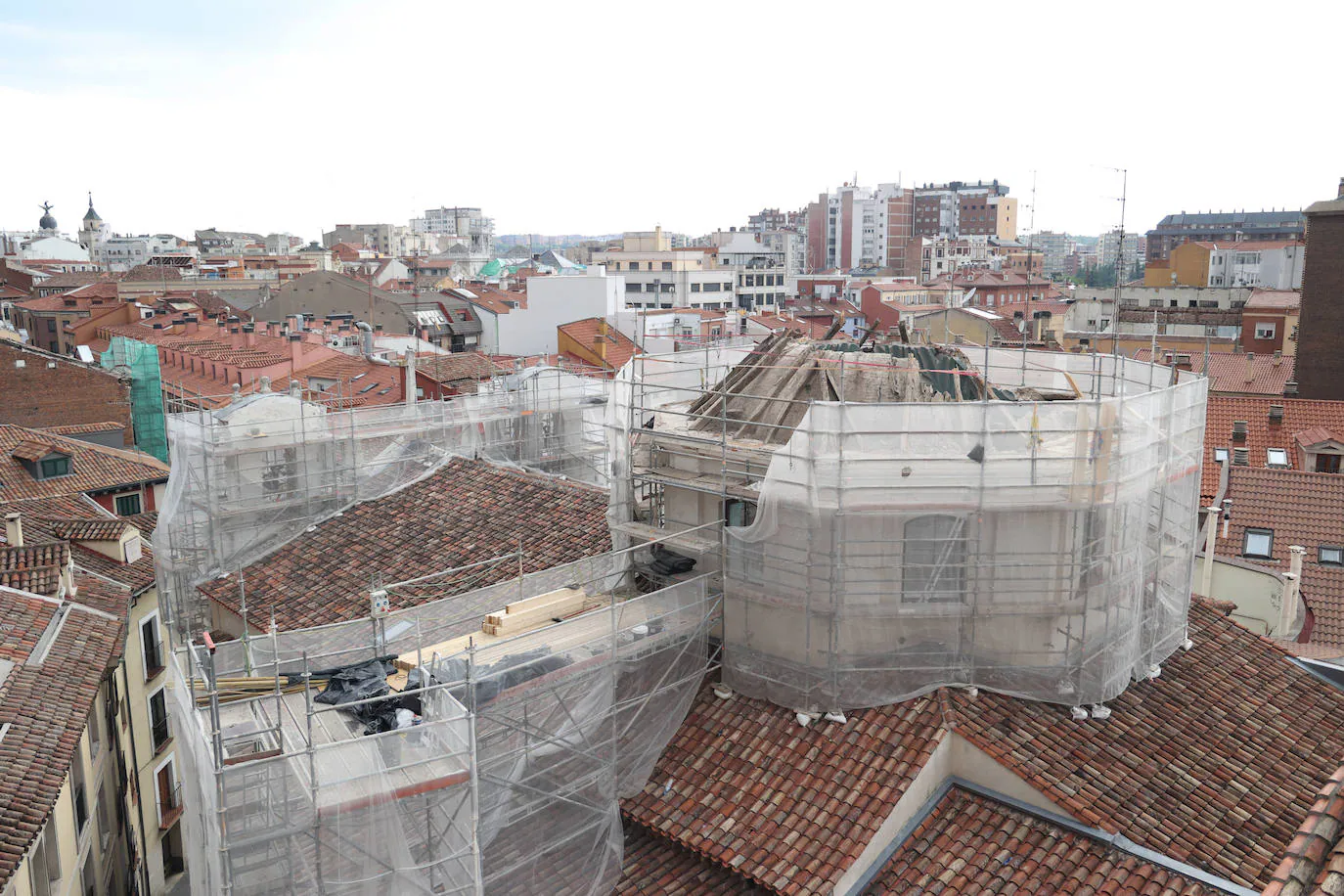 El concejal de Urbanismo, sobre el interior de la iglesia de la Vera Cruz: «Impresiona mucho»