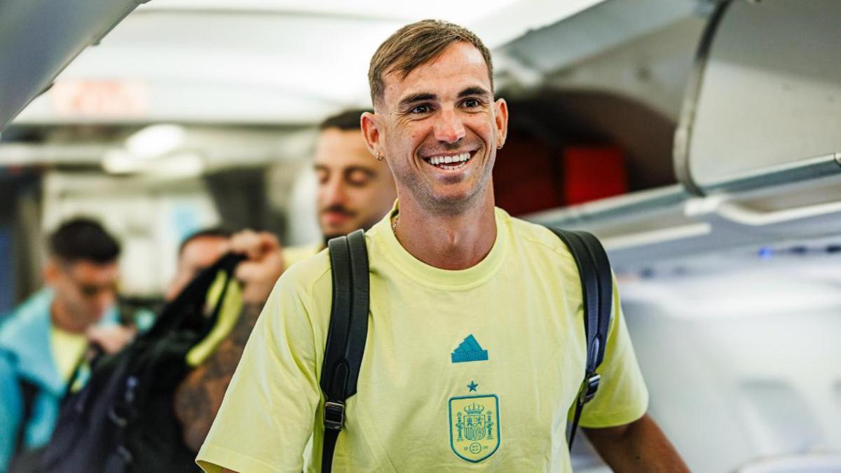 Fabián Ruiz, en un desplazamiento de España por Alemania