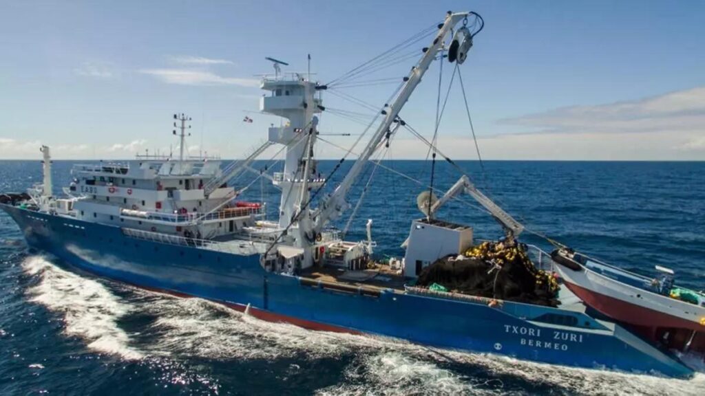 El "Txori Zuri", con base en Bermeo