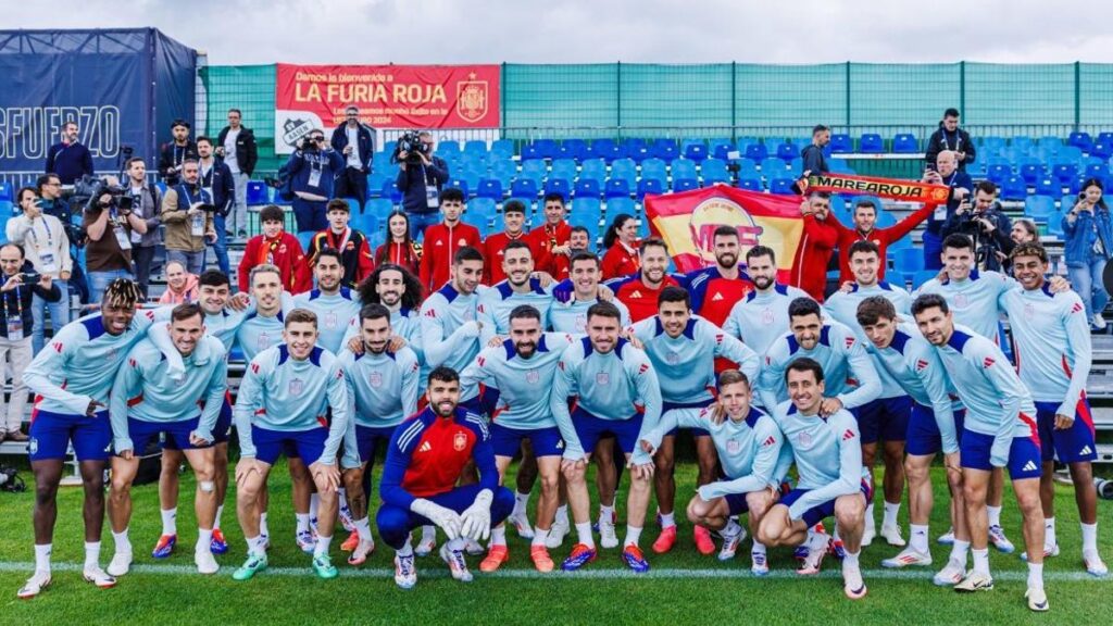 Los jugadores de España afronta con ilusión el duelo ante Alemania