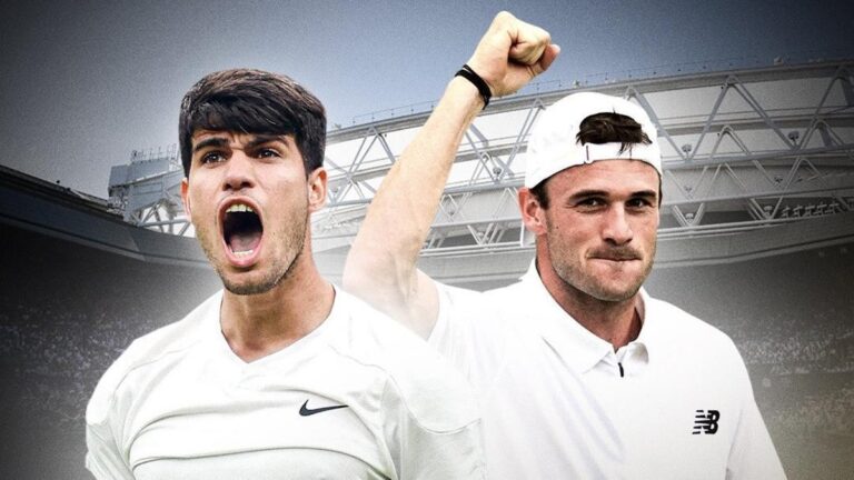 Alcaraz y Paul se miden este martes en Wimbledon.
