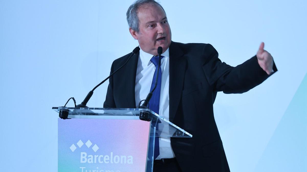 Intervención del Ministro de Industria y Turismo y exalcalde de Barcelona, Jordi Hereu.