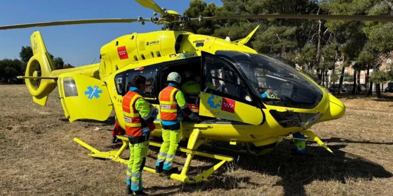 En estado crítico un niño de 13 años tras quedar atrapado en la rejilla de la depuradora de una piscina en Alcalá de Henares