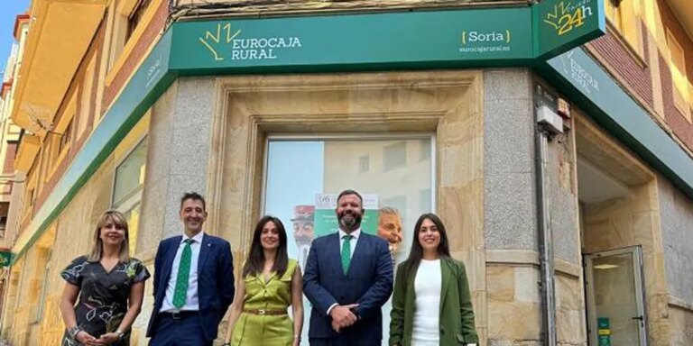 Eurocaja Rural abre su primera oficina en Soria dentro de su plan de expansión en Castilla y León