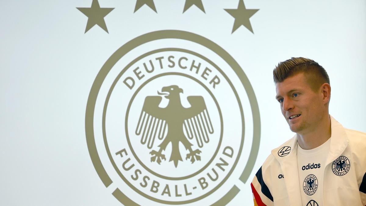 Toni Kroos, en la concentración de Alemania.