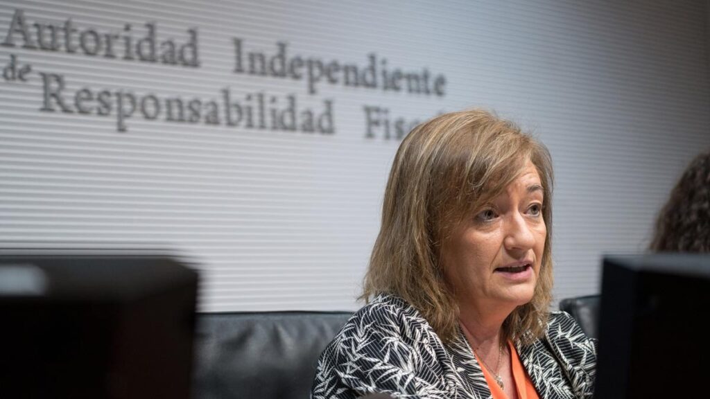 La presidenta de la AIReF, Cristina Herrero.