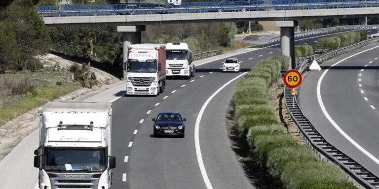 Retenciones de 1 kilómetros en la AP-4 en sentido hacia Sevilla