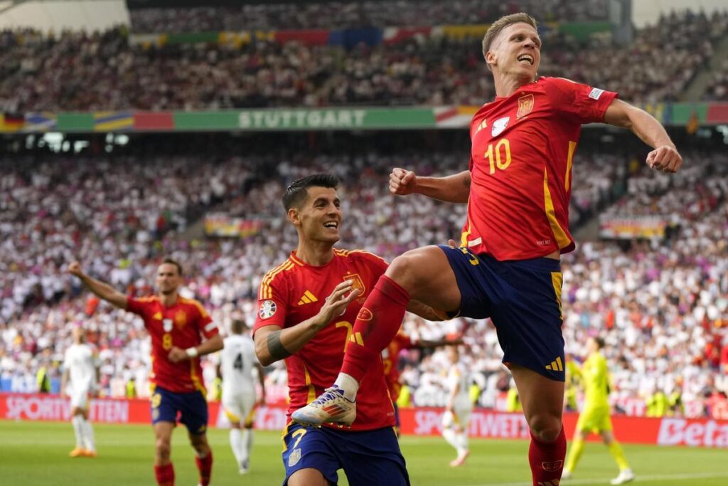 Un gol terminal de Merino en la prórroga lanza a España a semifinales ante una Alemania muy cruda