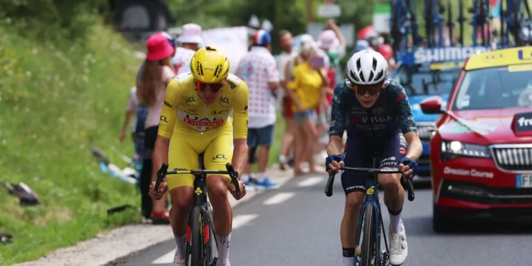 Vingegaard renace en un épico duelo con Pogacar en el Macizo Central