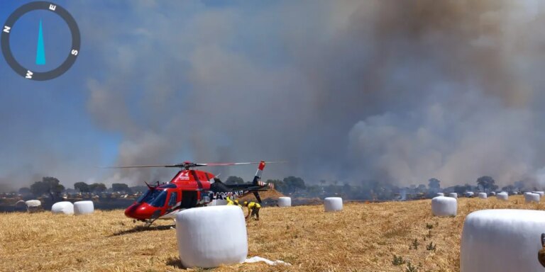 estabilizado el fuego en Valsequillo