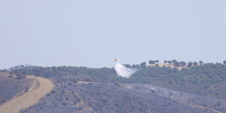 el trabajo a destajo del Infoca en el incendio de Obejo y Cerro Muriano