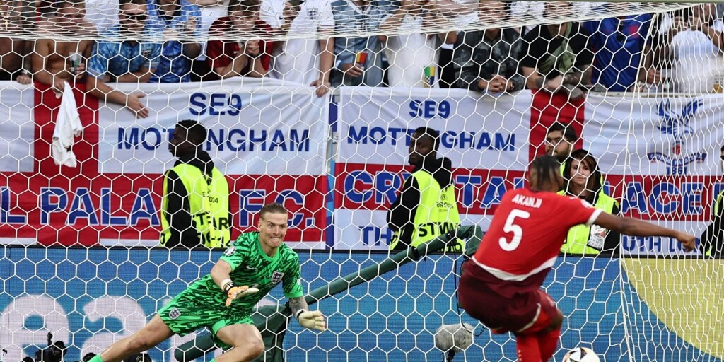 Inglaterra 1 (5) - Suiza 1 (3): Saka y Pickford meten a otra Inglaterra mediocre en semifinales