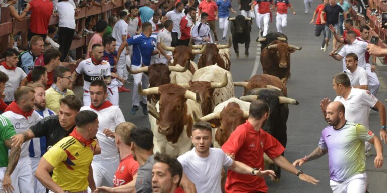 Seis heridos en el primer encierro de las fiestas 2024 de San Sebastián de los Reyes