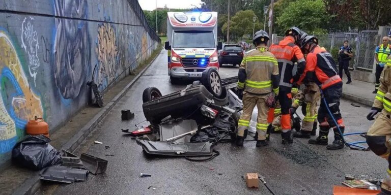 Muere un hombre en un accidente con un cuadriciclo ligero en Gijón