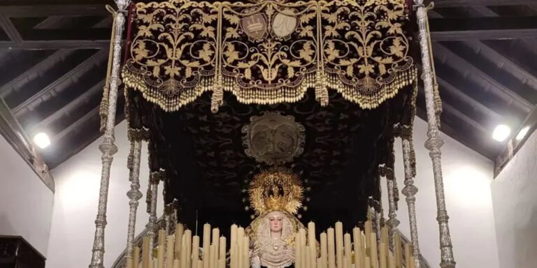 El recorrido de la procesión extraordinaria de la Soledad de Gerena