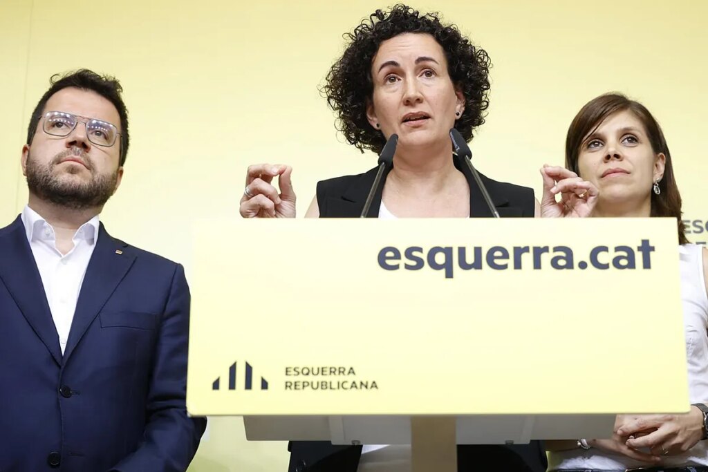 Rovira señala a Junqueras por la filtración de sus mensajes sobre los carteles del alzhéimer contra los hermanos Maragall que salieron de ERC