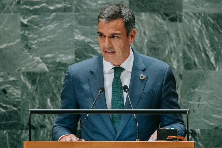Sánchez carga en la ONU contra los "activistas de la mentira, los bulos y el odio dispuestos a partir en dos las sociedades para imponer su agenda regresiva"