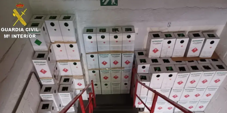 Cae un grupo criminal dedicado al tráfico ilegal de gases refrigerantes en España