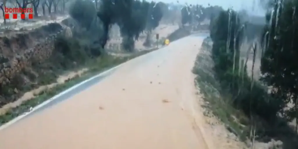 Alerta en Tarragona para extremar las precauciones por las fuertes lluvias