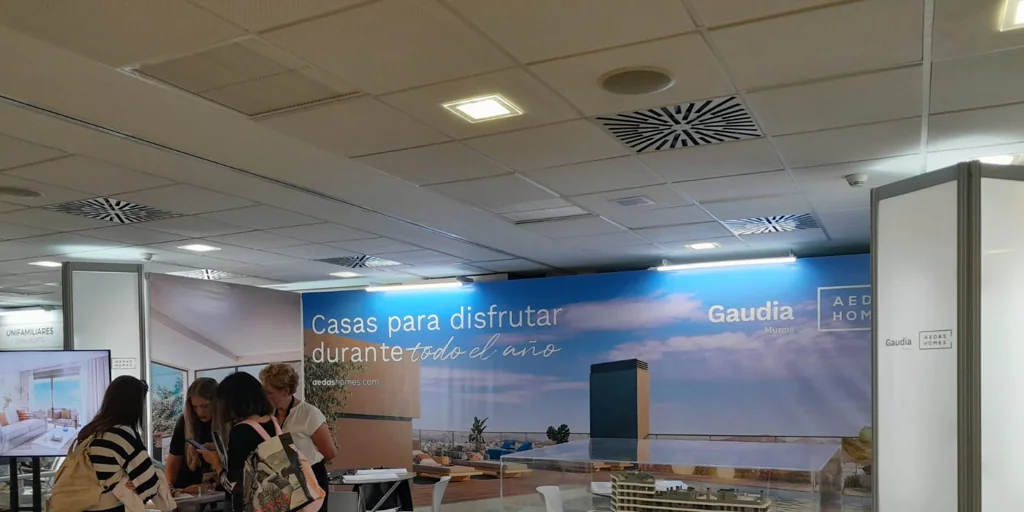 AEDAS Homes participa en la gran Feria de la Vivienda de la Región de Murcia con su brillante proyecto Gaudia