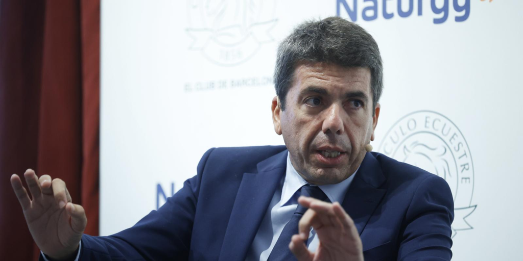 Mazón critica en Barcelona el concierto económico para Cataluña y advierte: «No es viable. Es 'fake'»