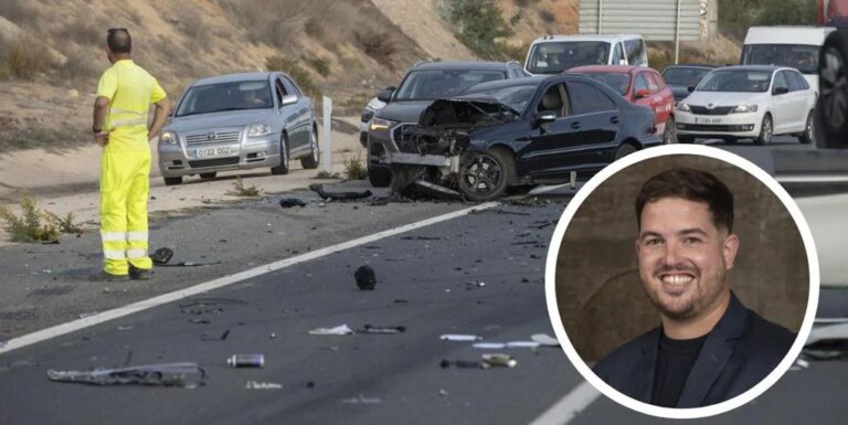 El diputado socialista Miguel Ortega resulta herido en un accidente provocado por un kamikaze en Murcia