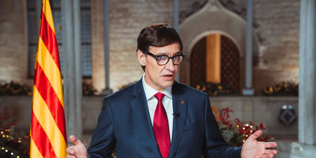 Illa obvia los temas de actualidad en su primer discurso de Navidad como presidente catalán