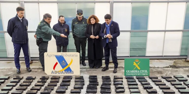 Un barco procedente de Brasil e inspeccionado en La Coruña escondía 230 kilos de cocaína